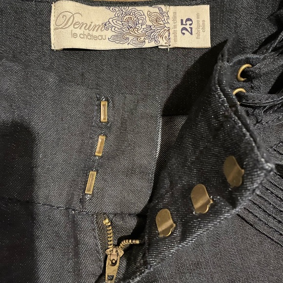 Le Chateau Denim - Dark Blue Jeans, Size 25 x 33 - Picture 7 of 8